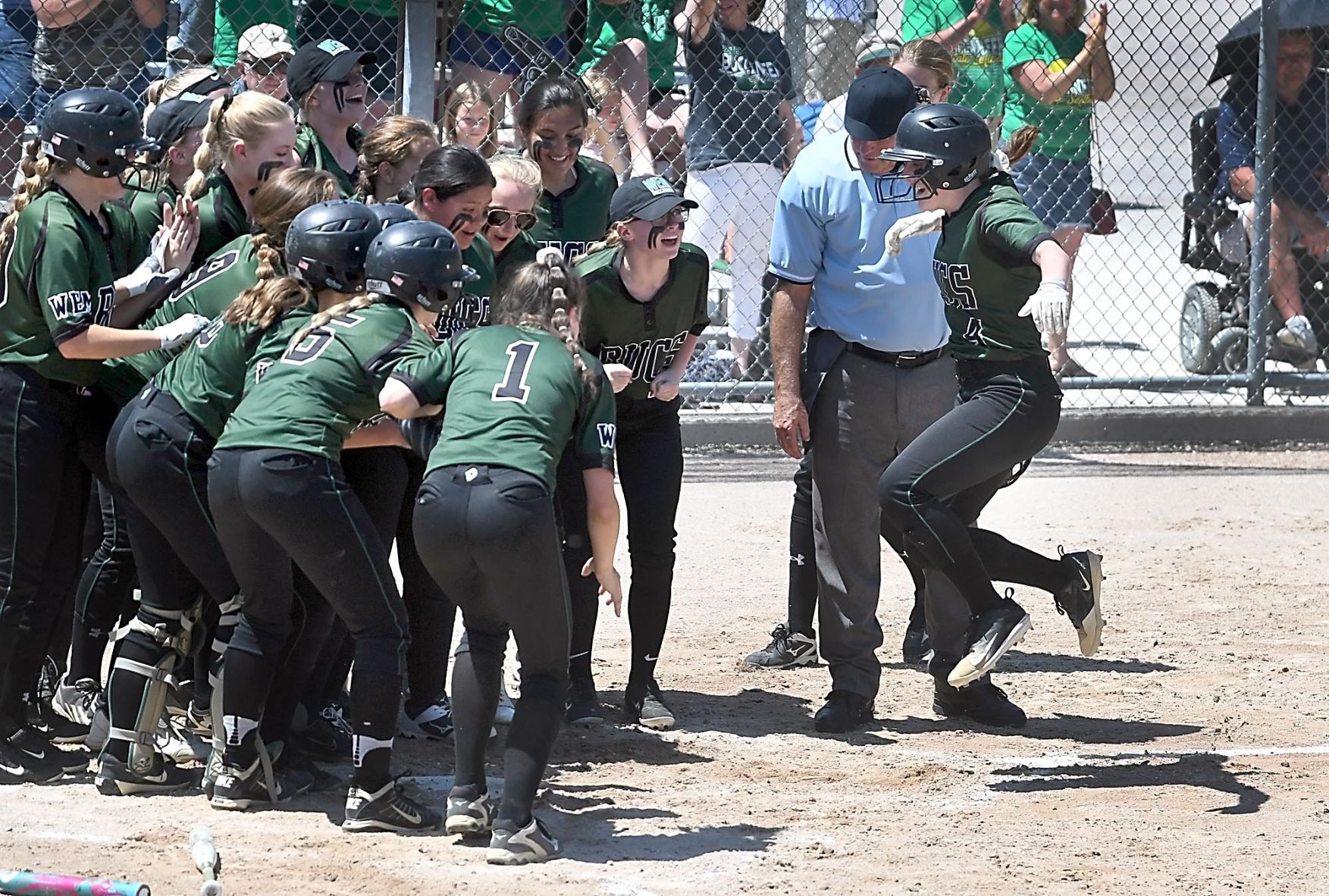 WEM softball v. Badger-Greenbush-Middle River 1